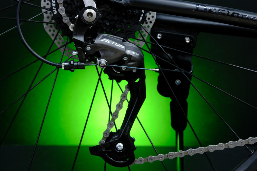 Lorak 7.0 Матовый Чёрный/Зелёный рама 23 (на рост 189-205)