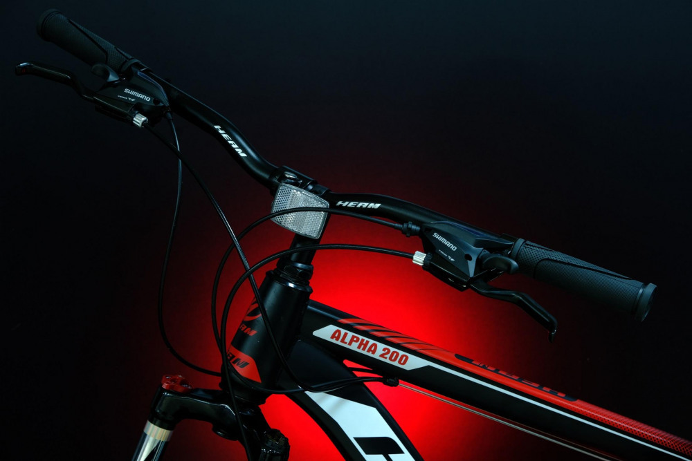 Heam Alpha 200 Матовый Чёрный/Красный рама 19 (на рост 171-182)