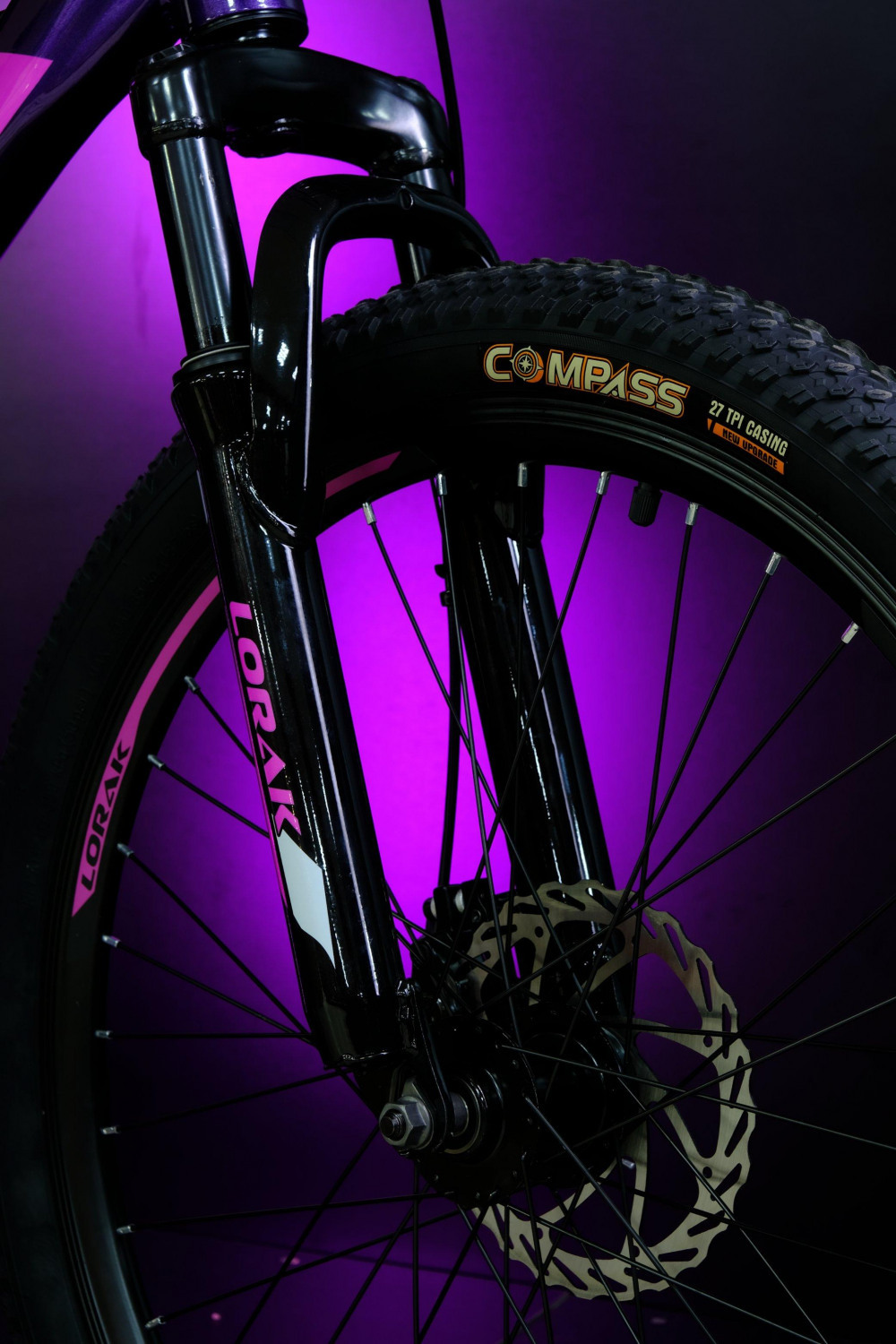 LORAK SHARK 24 BLACK Фиолетовый/Розовый