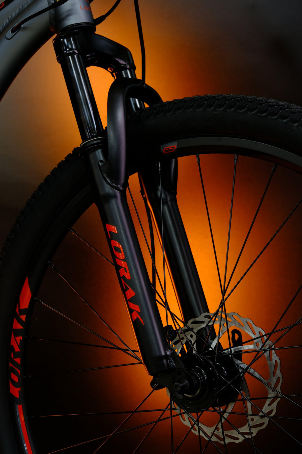 LORAK MAX 150 Матовый Серый/Оранжевый 13р (на рост 130-148)